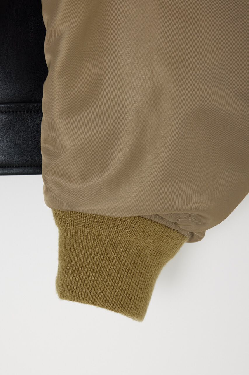 MOUSSY「FAUX LEATHER DETACHABLE ジャケット」|その他|