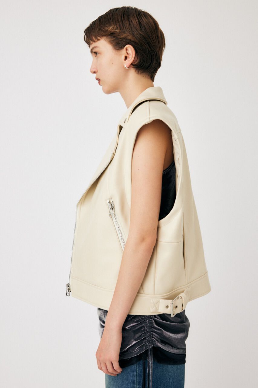 MOUSSY「FAUX LEATHER DETACHABLE ジャケット」|その他|