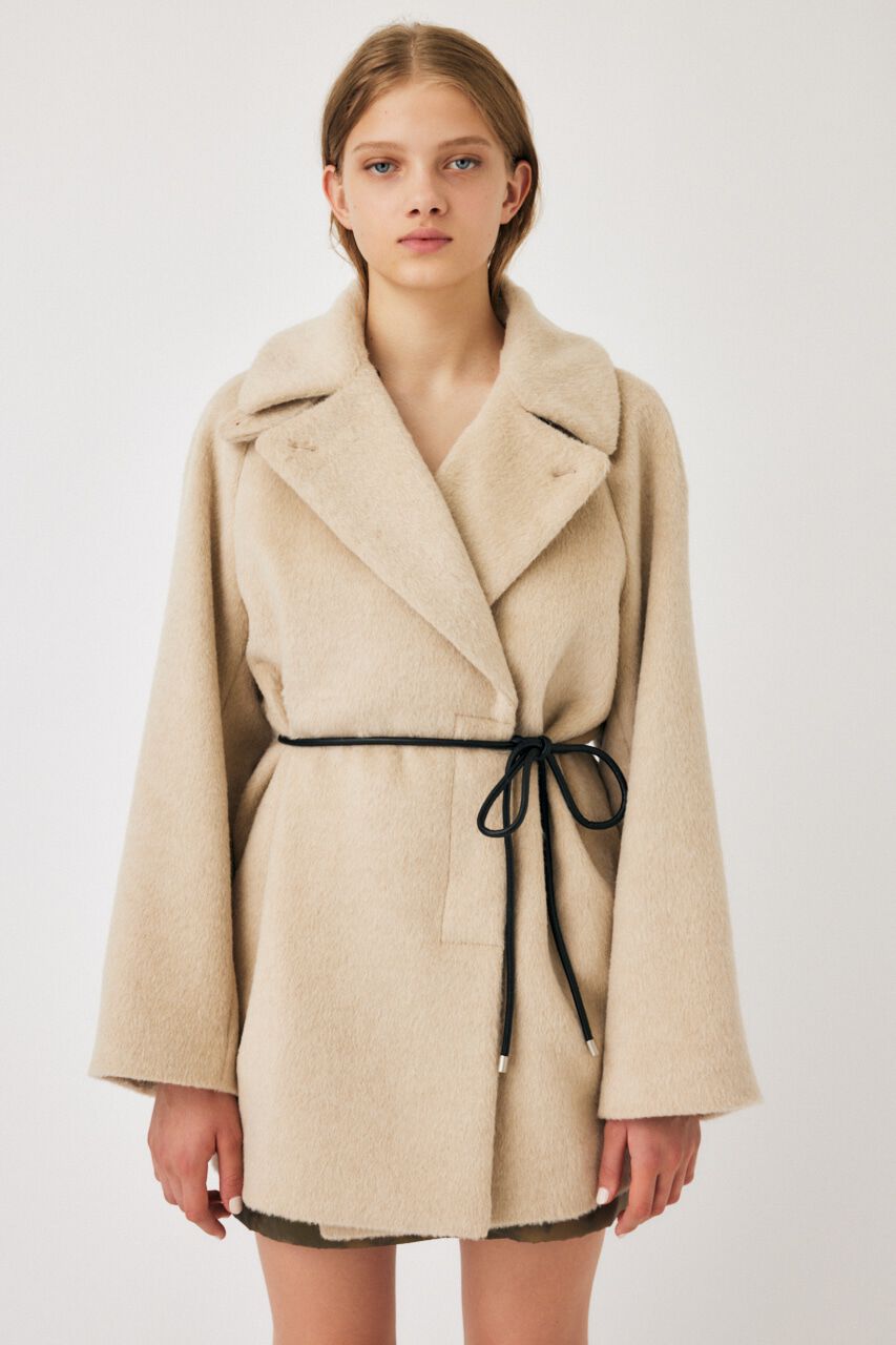 MOUSSY「BIG COLLAR MINI コート」|その他|