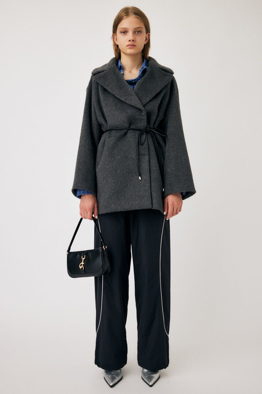 MOUSSY「BIG COLLAR MINI コート」|その他|