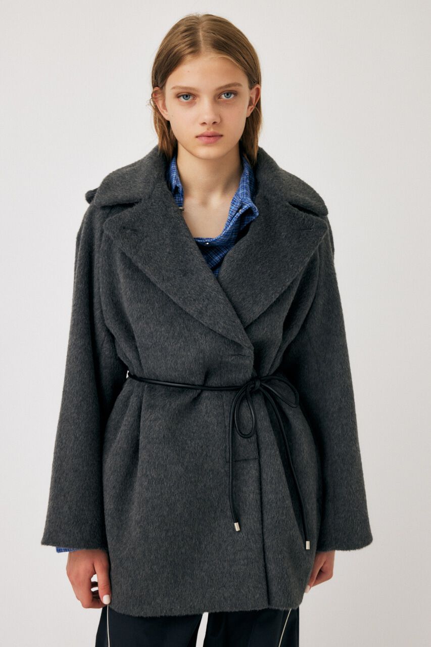 MOUSSY「BIG COLLAR MINI コート」|その他|