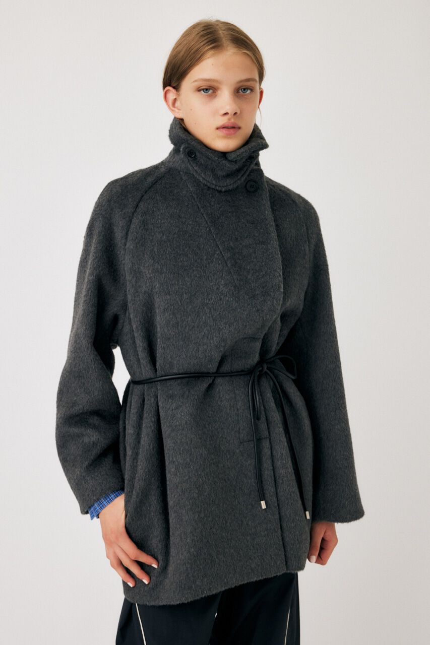 MOUSSY「BIG COLLAR MINI コート」|その他|