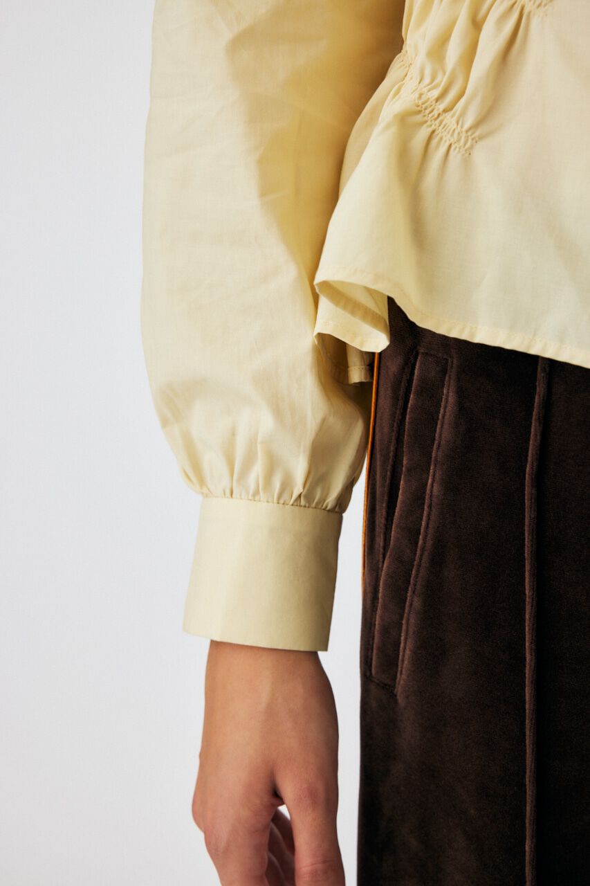 MOUSSY「COTTON GATHER シャツ」|シャツ・ブラウス|