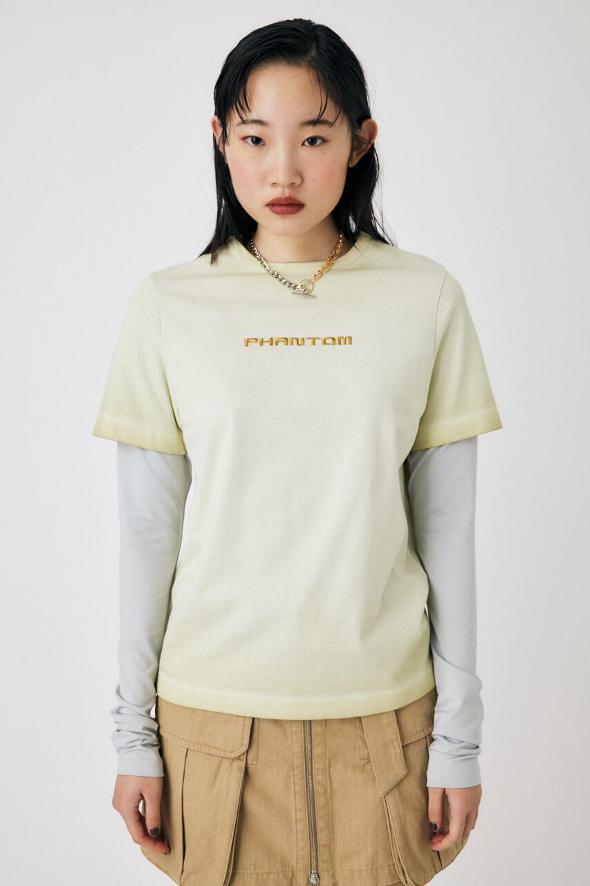 MOUSSY「LAYERED LIKE EMBROIDERY LS Tシャツ」|Tシャツ・カットソー|IVOY3