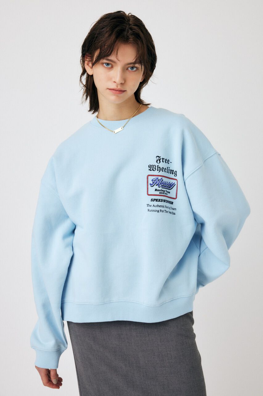 MOUSSY「MOUSSY RT プルオーバー」|Tシャツ・カットソー|L/BLU1