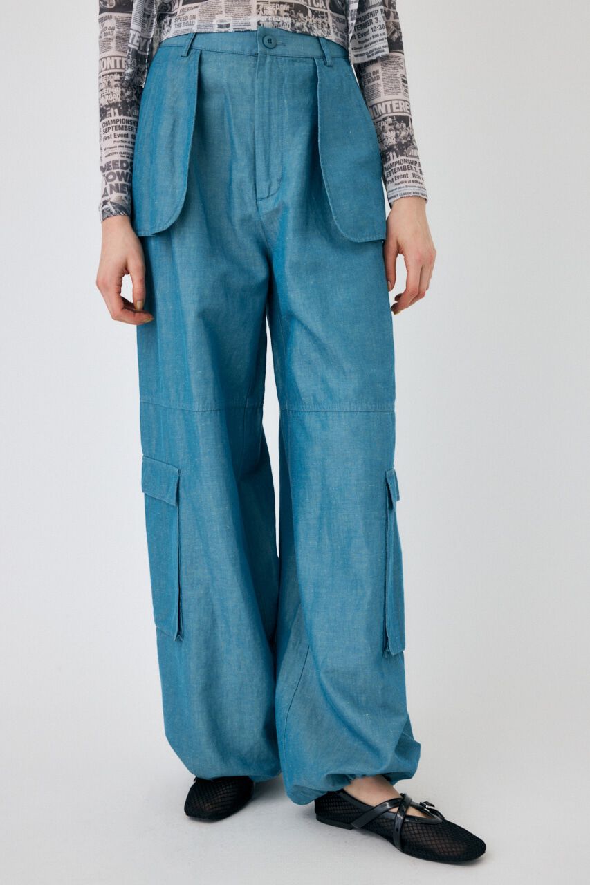 MOUSSY「OUT POCKET BAG カーゴパンツ」|その他|