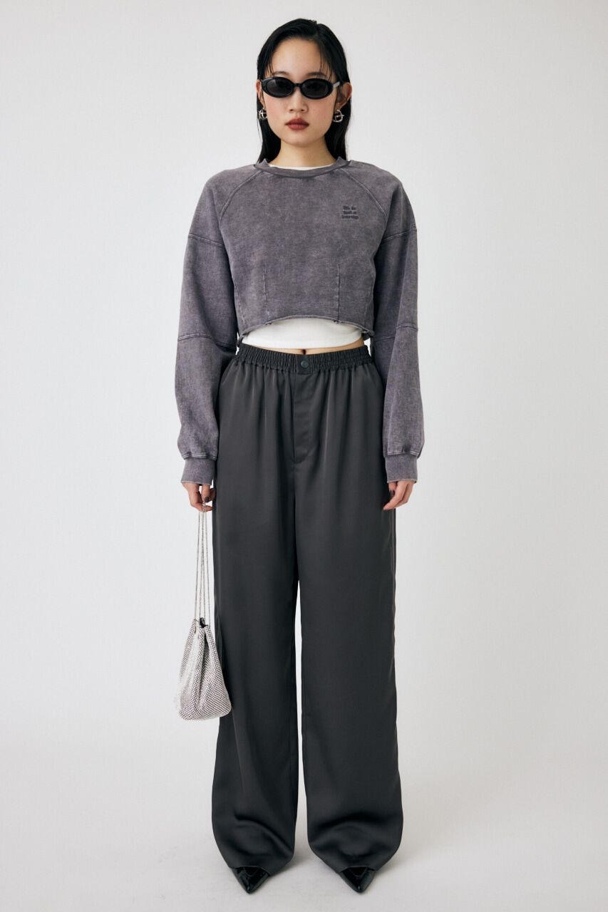 MOUSSY「GARMENT DYE CUT OFF プルオーバー」|パーカー|