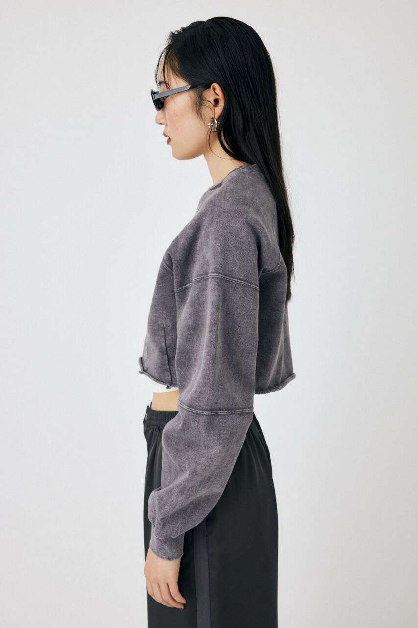 MOUSSY「GARMENT DYE CUT OFF プルオーバー」|パーカー|