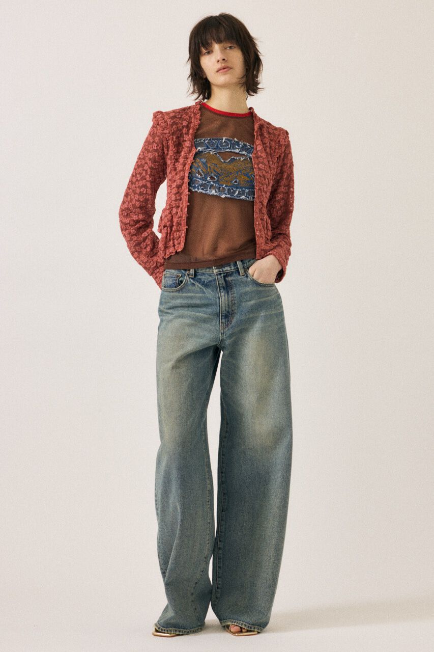 MOUSSY「PATCHED SHEER LS Tシャツ」|Tシャツ・カットソー|