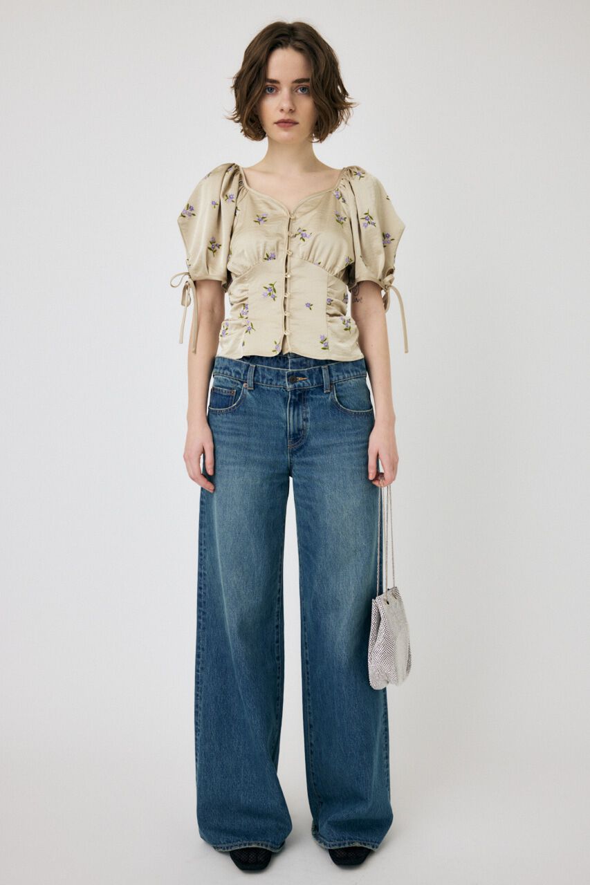 MOUSSY「BUTTERFLY SLEEVE ブラウス」|シャツ・ブラウス|