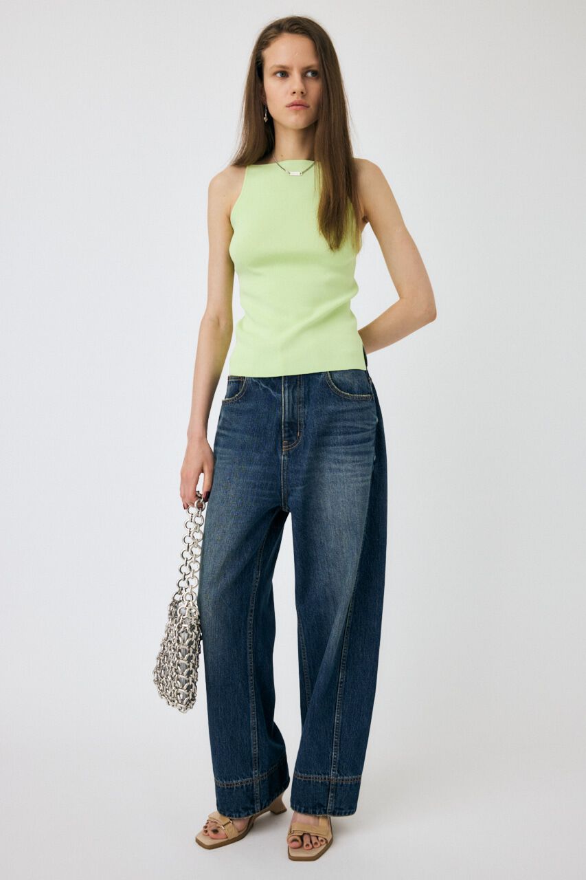 MOUSSY「SQUARE LINE ニットキャミ」|キャミソール|