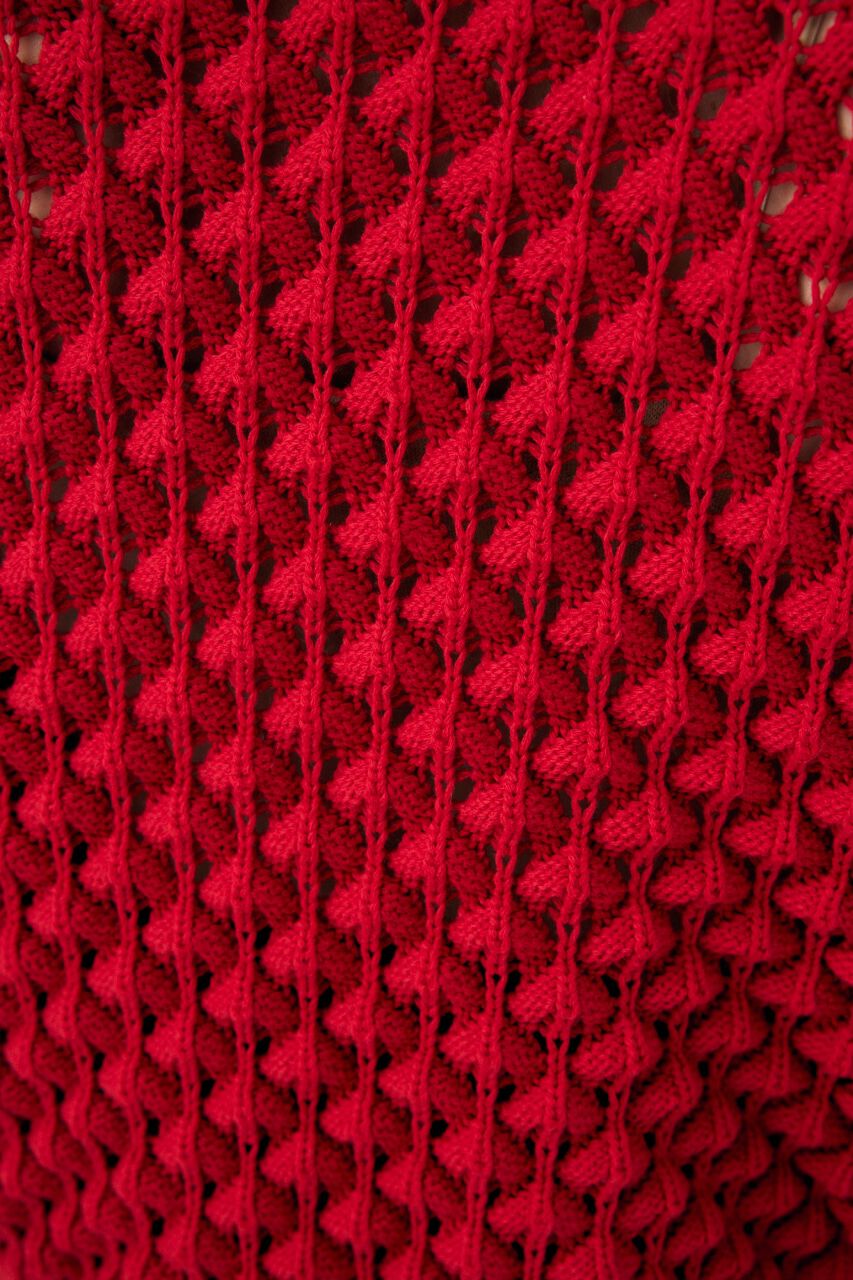 MOUSSY「PEAK STITCH ニットカーディガン」|カーディガン|