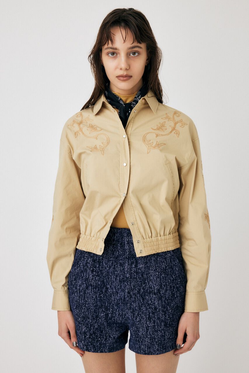 MOUSSY「WESTERN SHIRT ブルゾン」|シャツ・ブラウス|