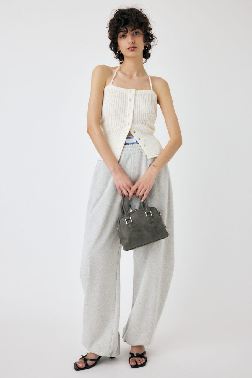 MOUSSY「FRONT BUTTON ニットキャミ」|キャミソール|