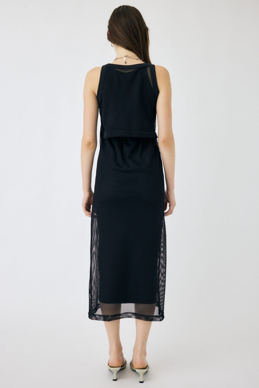MOUSSY「MESH LAYERED ドレス」|ワンピース|
