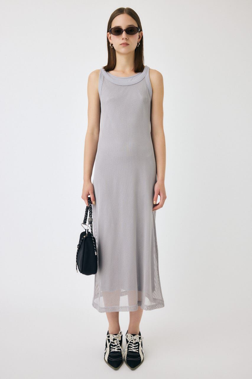 MOUSSY「MESH LAYERED ドレス」|ワンピース|
