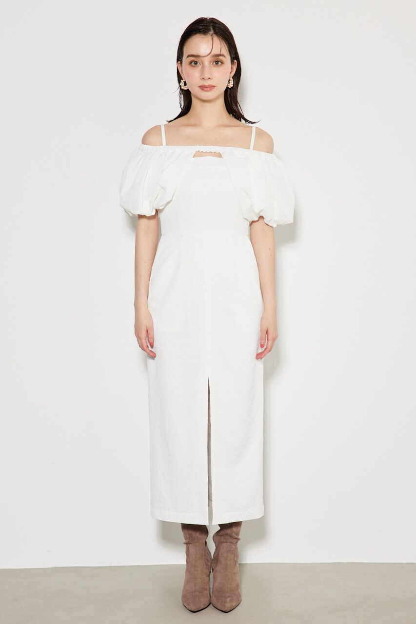 rienda「オフショルレイヤードキャミOP」|ワンピース|