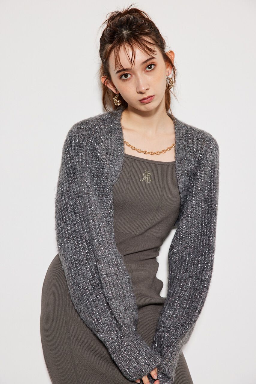 rienda「2WAY RRボレロタイトKnit OP」|ワンピース|