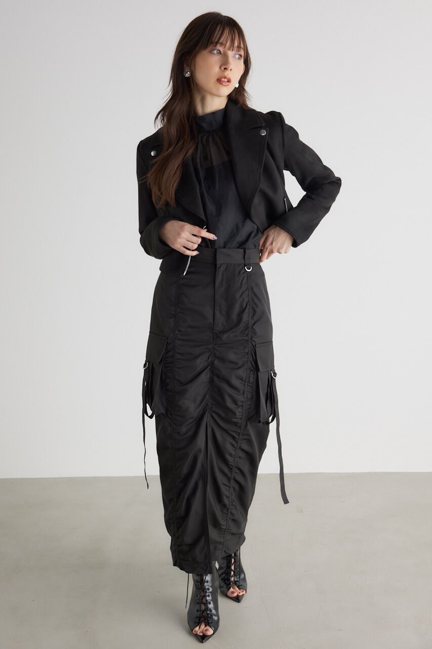 rienda「24SSフェイクスエードライダースJK」|その他|