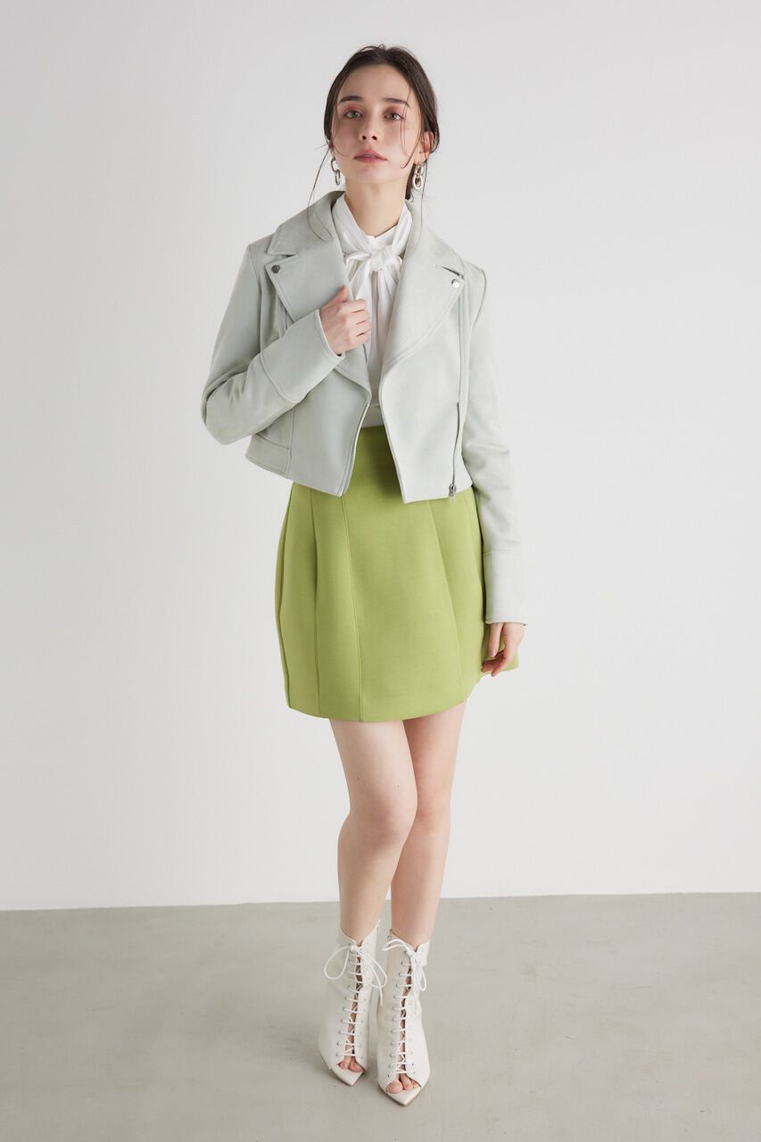 rienda「24SSフェイクスエードライダースJK」|その他|