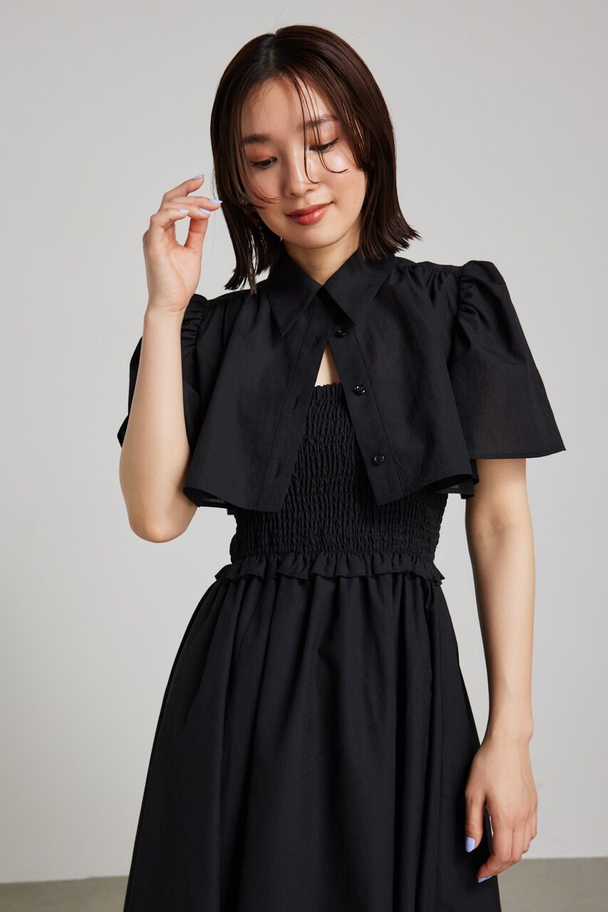 rienda「フレアSH SET シャーリングベアOP」|ワンピース|