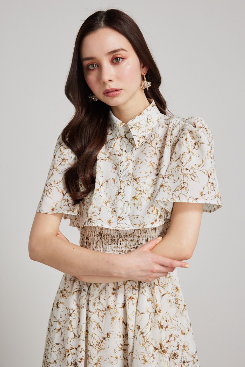 rienda「フレアSH SET シャーリングベアOP」|ワンピース|