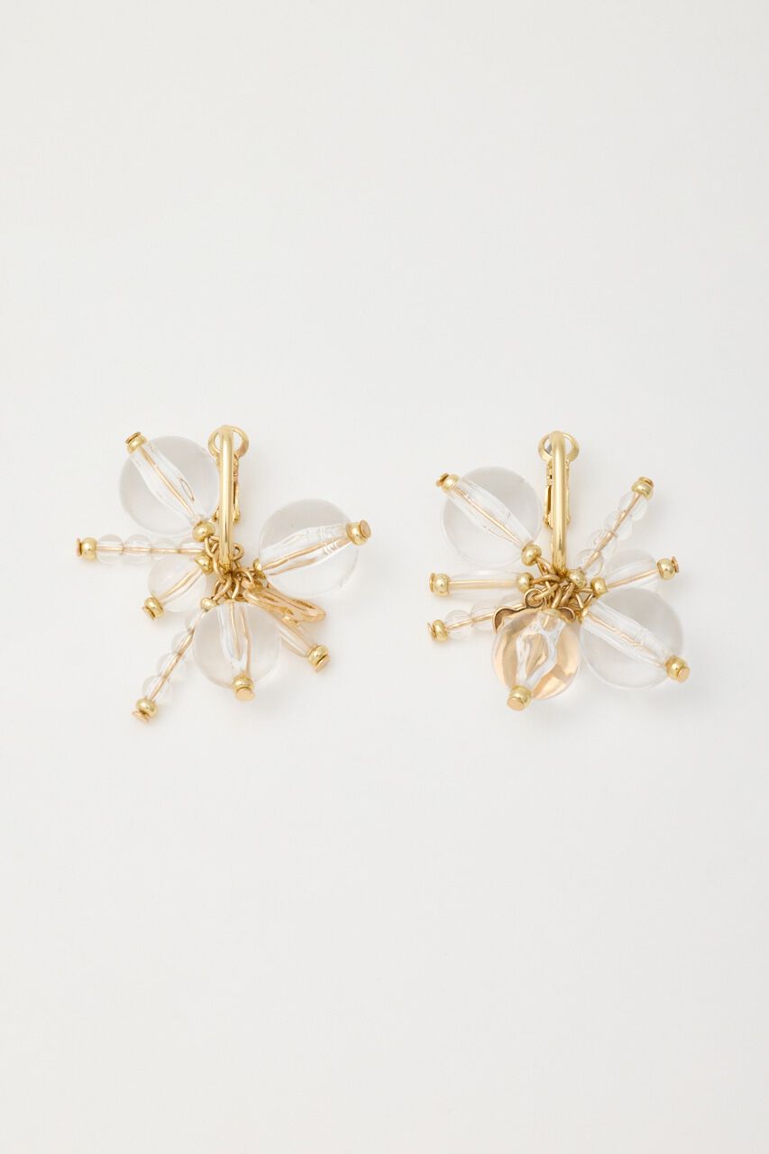 rienda「クリアパーツフープピアス」|ピアス|CLR