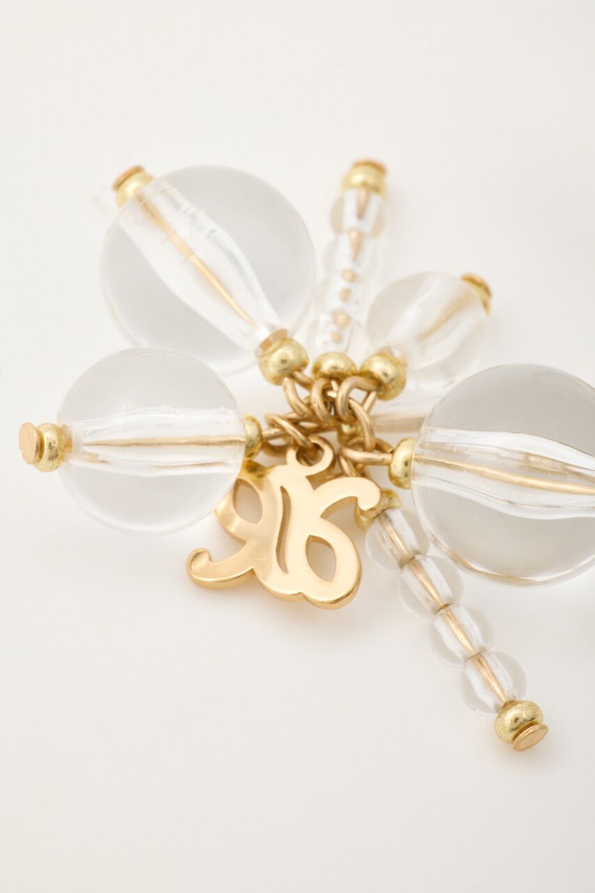 rienda「クリアパーツフープピアス」|ピアス|