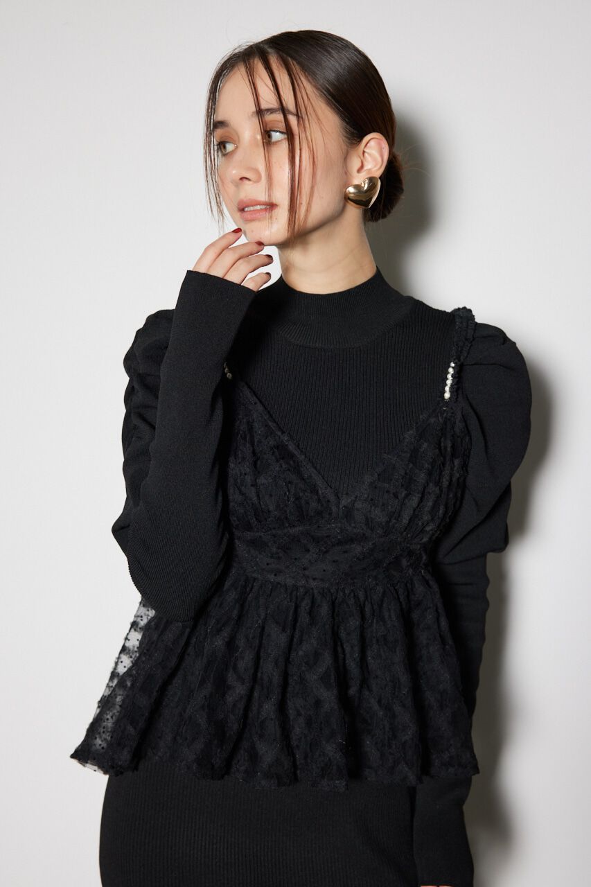 rienda「ビスチェセットニットワンピース」|ワンピース|