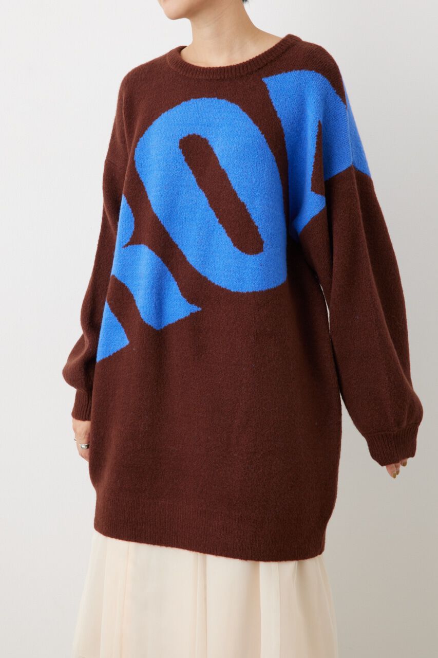 RODEO CROWNS「ブークレビッグロゴニットワンピース」|ワンピース|