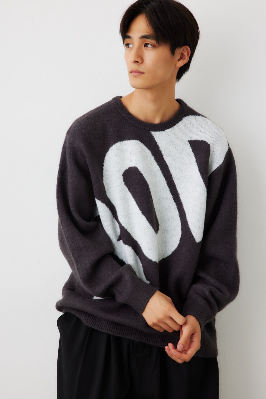 RODEO CROWNS「メンズブークレビッグロゴニットトップス」|ニット・セーター|