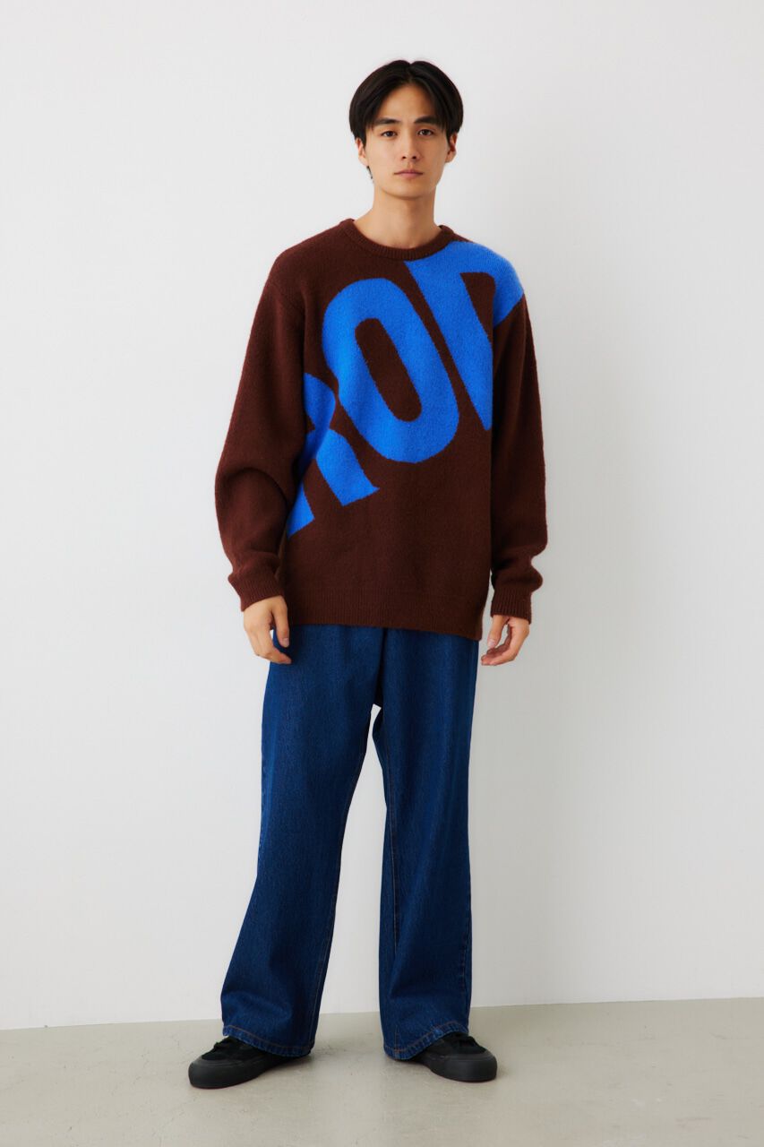 RODEO CROWNS「メンズブークレビッグロゴニットトップス」|ニット・セーター|