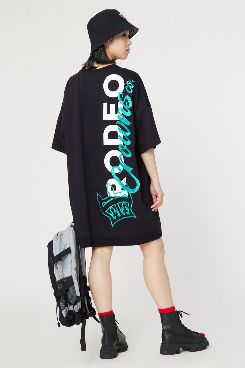 RODEO CROWNS「CROWN LOGOミニ裏毛 ワンピース」|ワンピース|