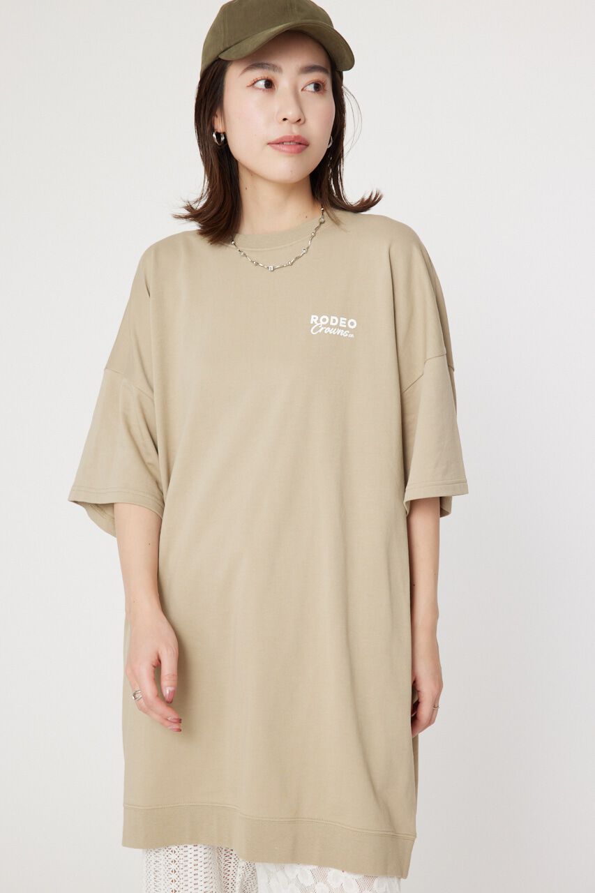 RODEO CROWNS「CROWN LOGOミニ裏毛 ワンピース」|ワンピース|