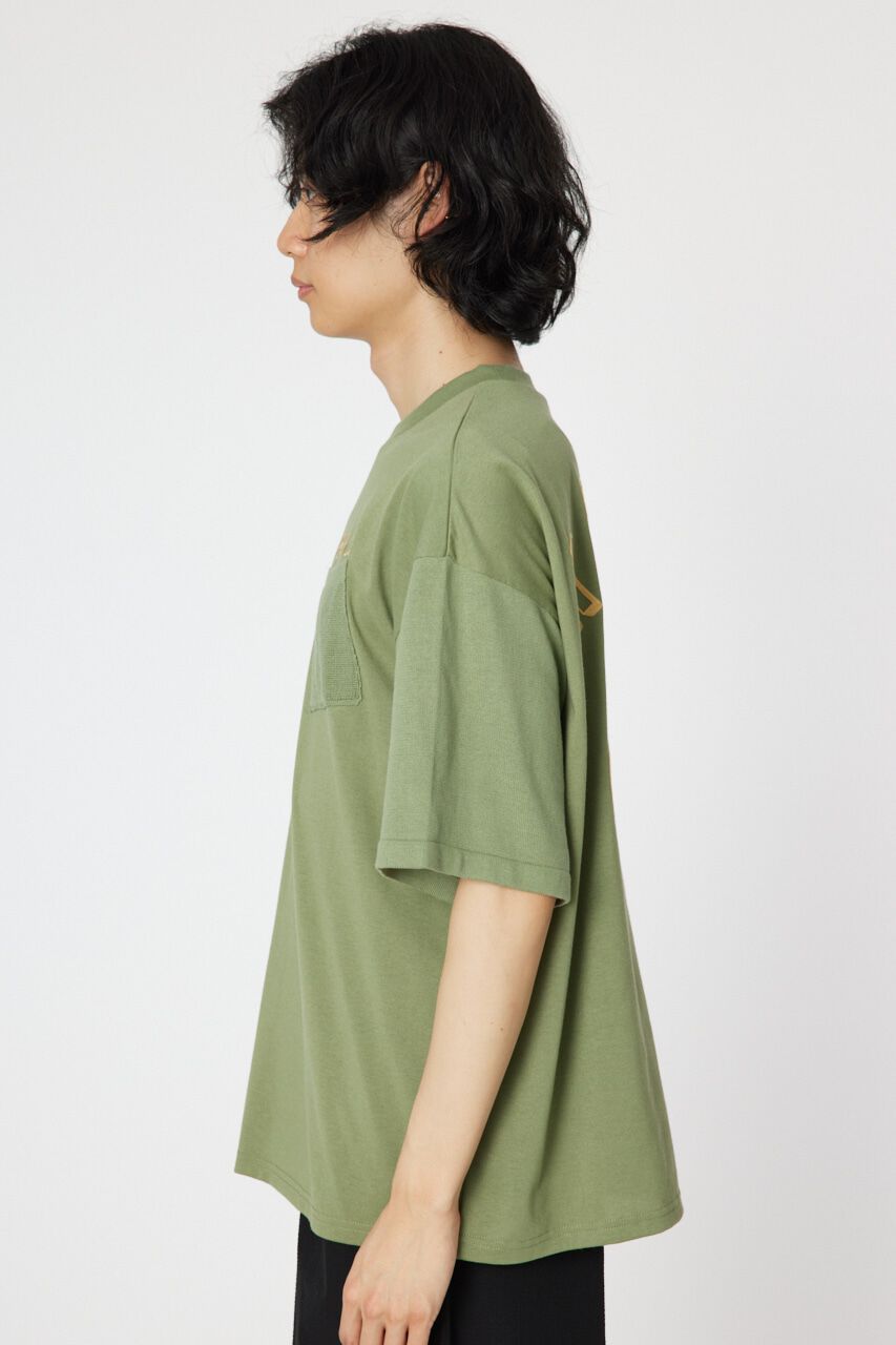 RODEO CROWNS「メンズドッキングロゴニットTシャツ」|ニット・セーター|