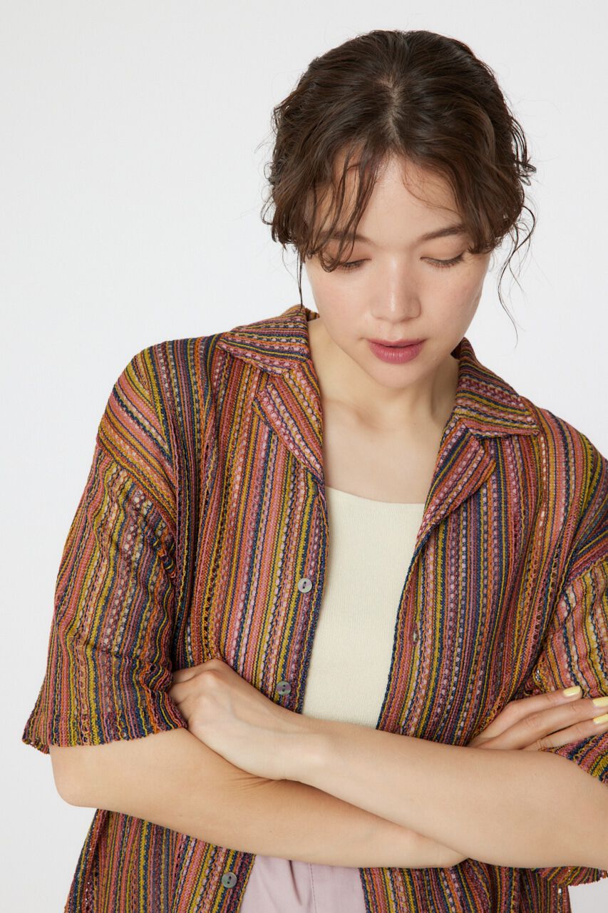 RODEO CROWNS「マルチストライプレースシャツ」|シャツ・ブラウス|