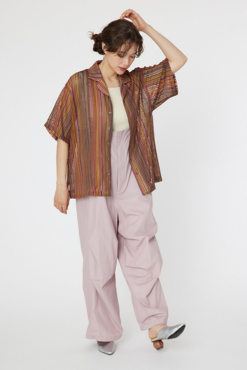 RODEO CROWNS「マルチストライプレースシャツ」|シャツ・ブラウス|