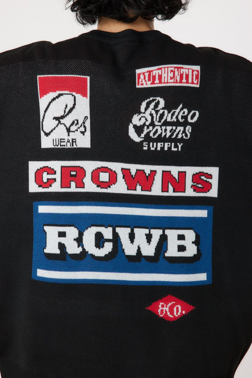 RODEO CROWNS「メンズSIGNSダブルジャガードニットトップス」|ニット・セーター|