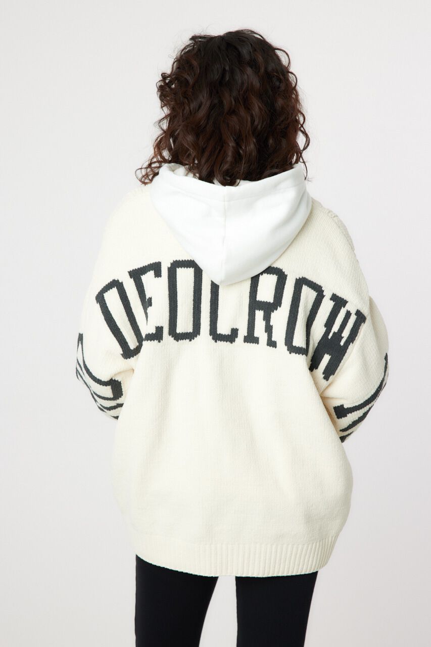 RODEO CROWNS「ロゴモールニットトッパー」|カーディガン|