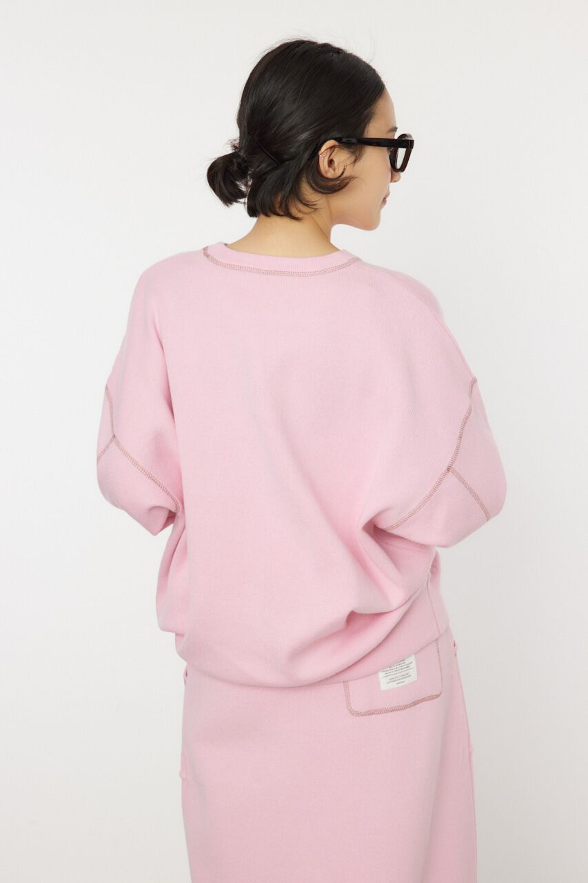 RODEO CROWNS「スウェットライクカラーステッチニットトップス」|ニット・セーター|