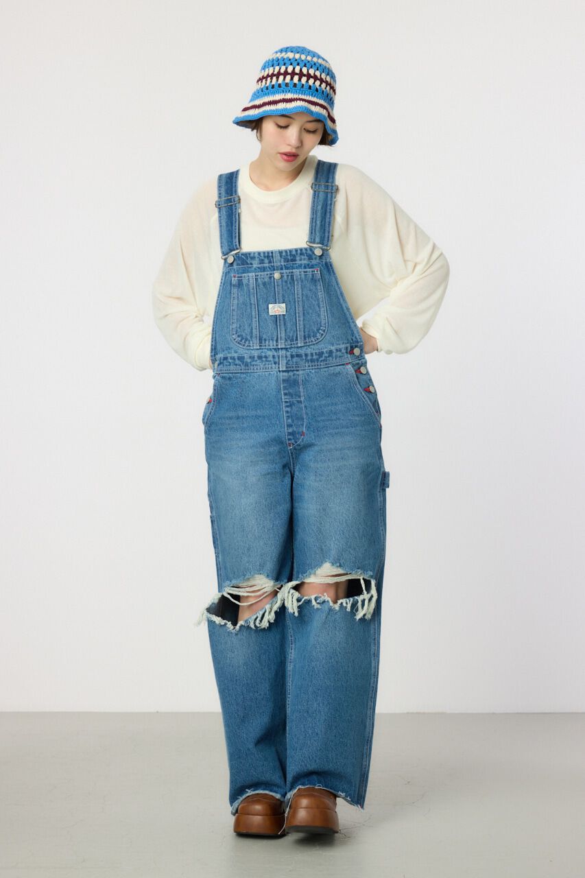 RODEO CROWNS「クラッシュオーバーオール」|その他|L/BLU1