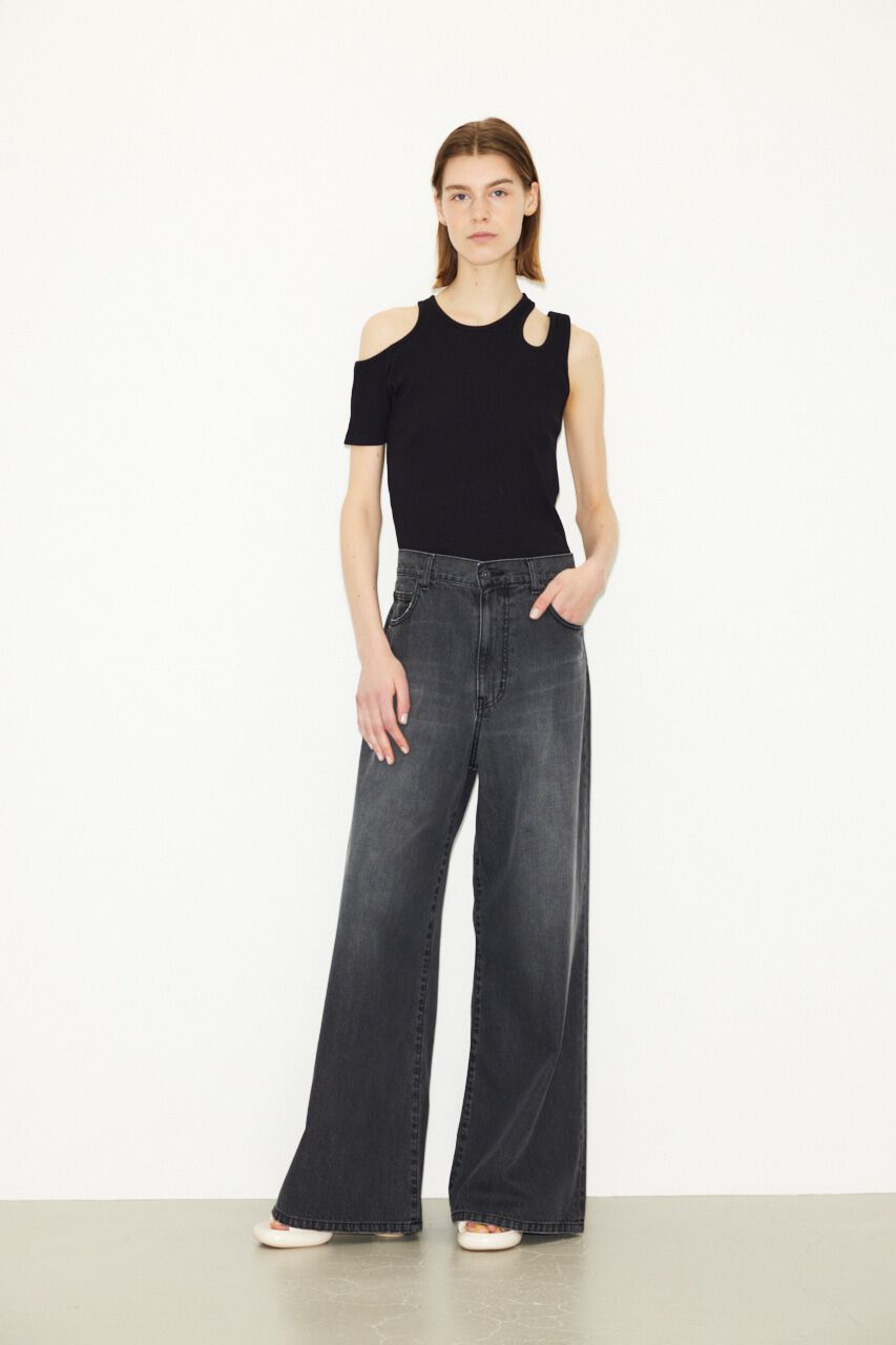 SLY「OPEN ARM RIB トップス」|Tシャツ・カットソー|