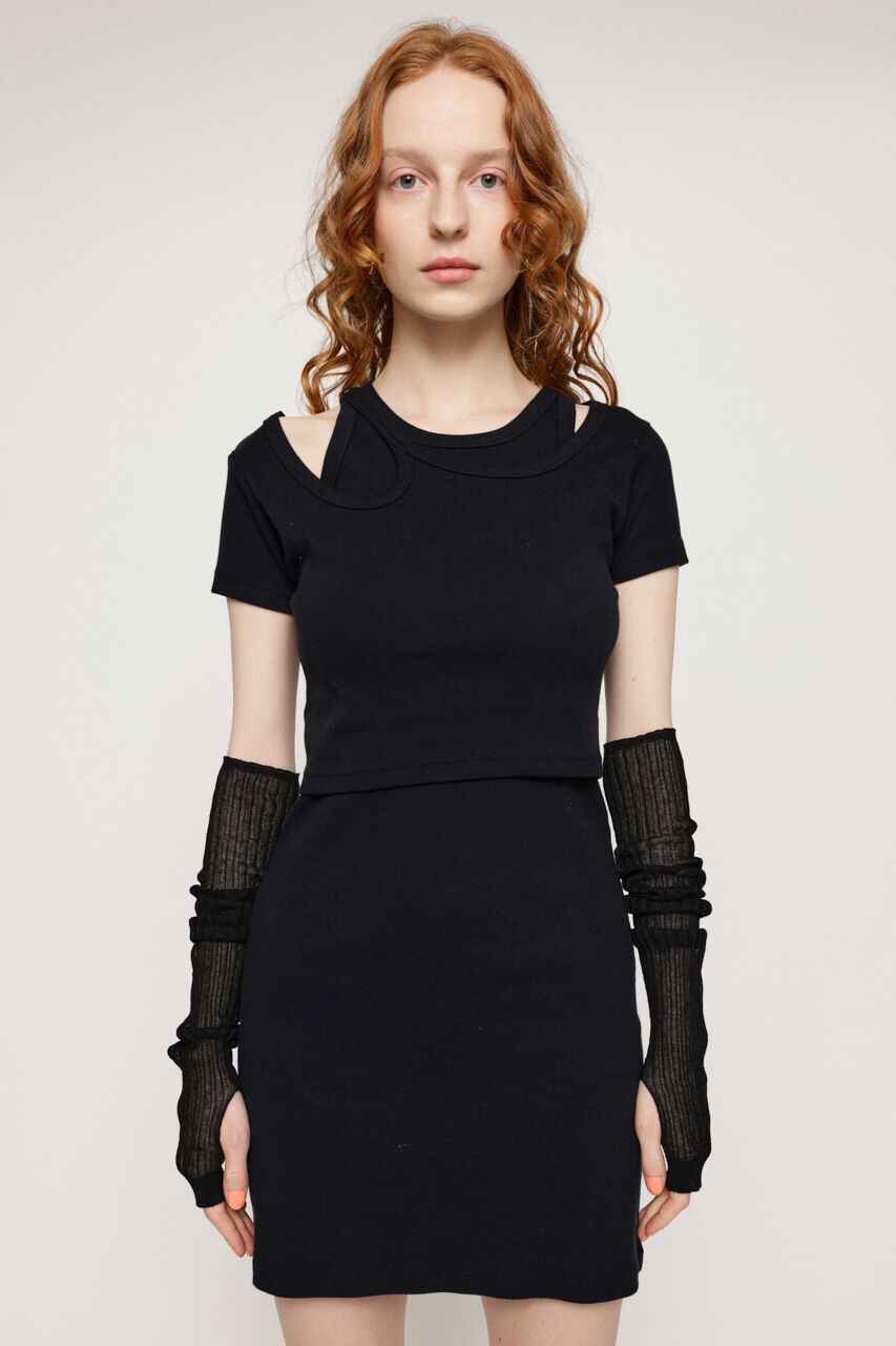 SLY「2P TEREKO ショートワンピース」|ワンピース|