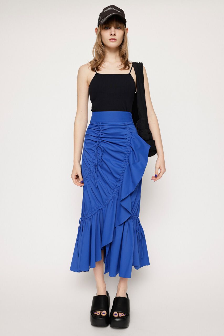 SLY「DRAWSTRING GATHER スカート」|スカート|BLU