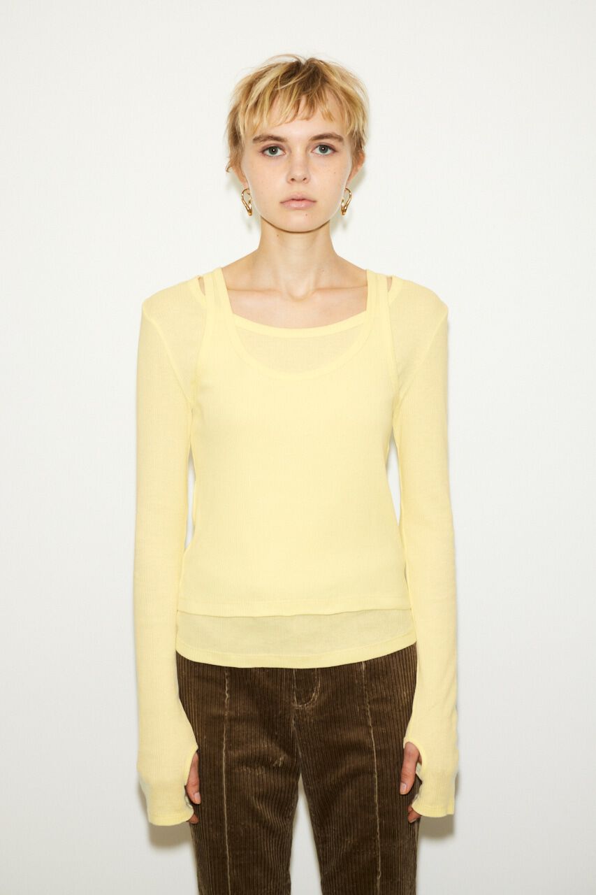 SLY「TANK LAYERED 2P トップス」|Tシャツ・カットソー|