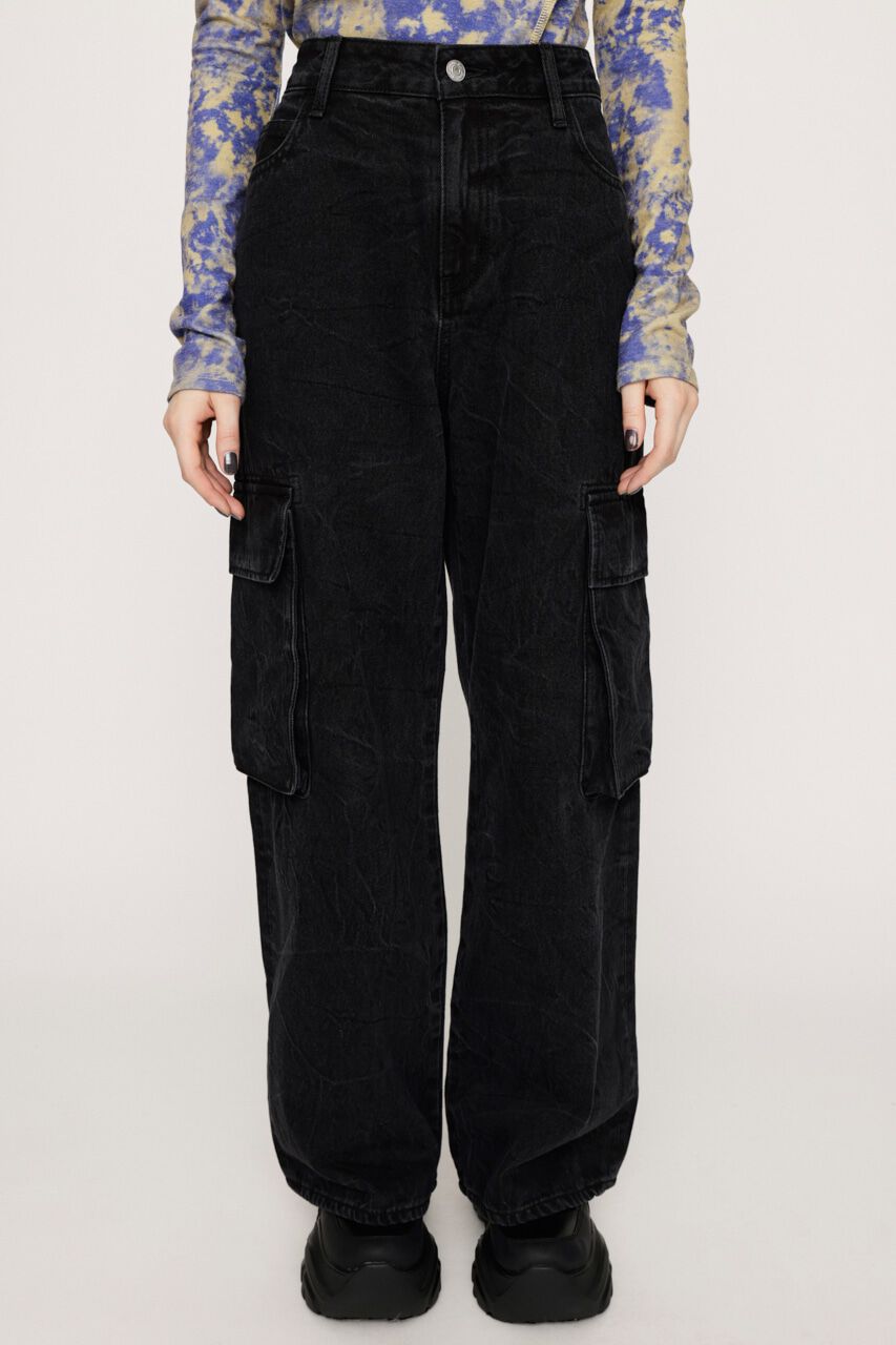 SLY「CRACK WASH LW DENIM PT-E」|デニム|