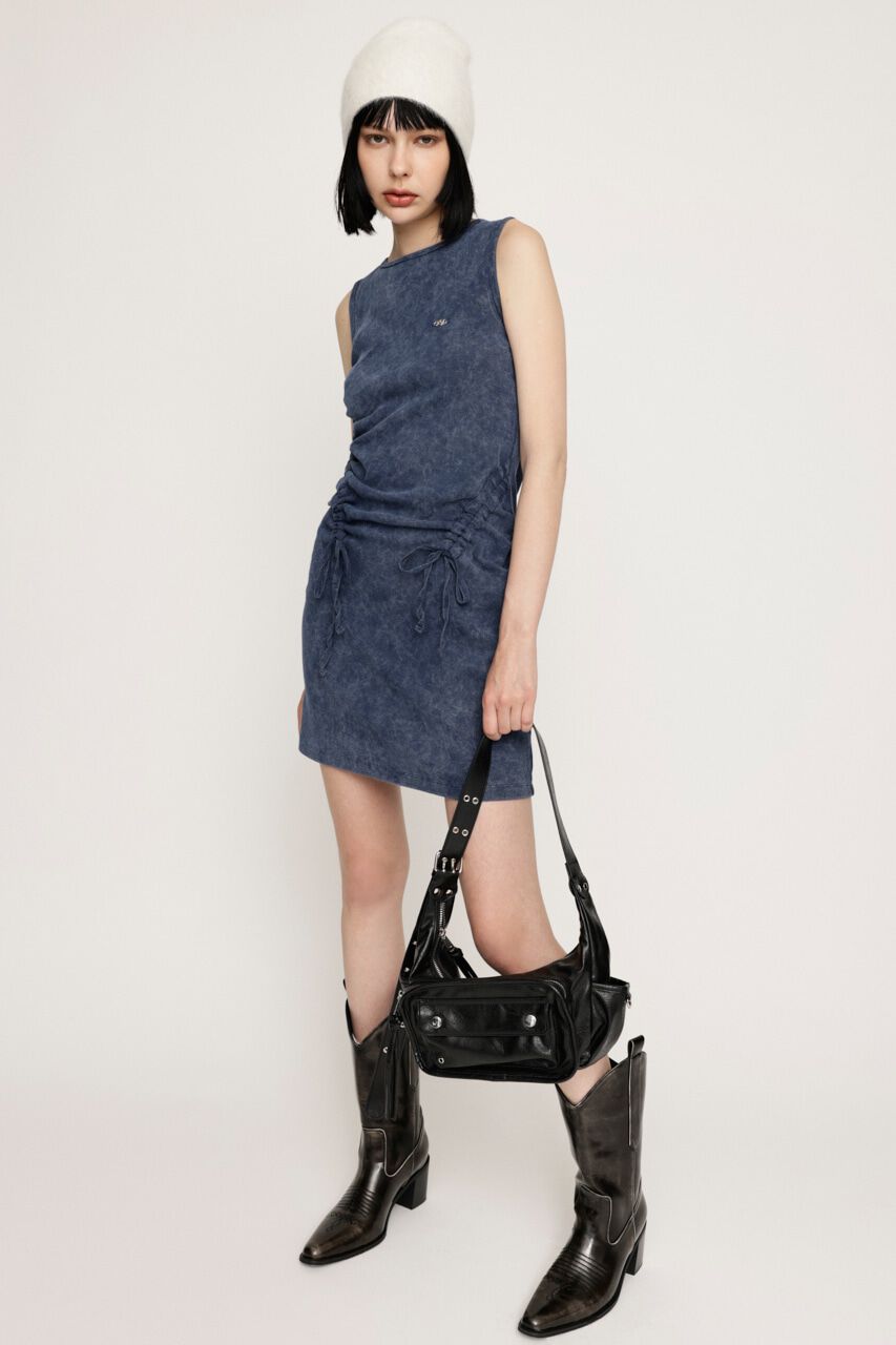 SLY「ASYMMETRY SHIRRING CUT ワンピース」|ワンピース|