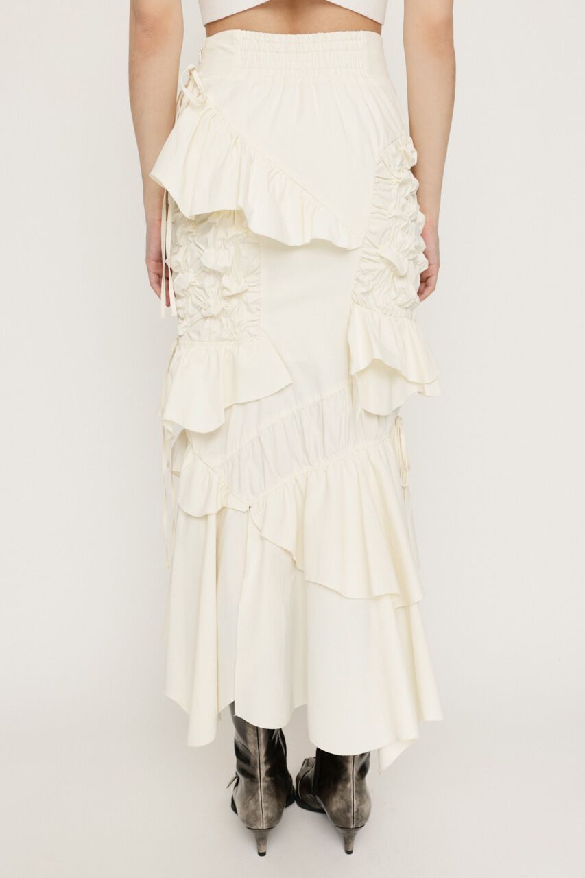 SLY「SMOCKING RIBBON DESIGN スカート」|スカート|