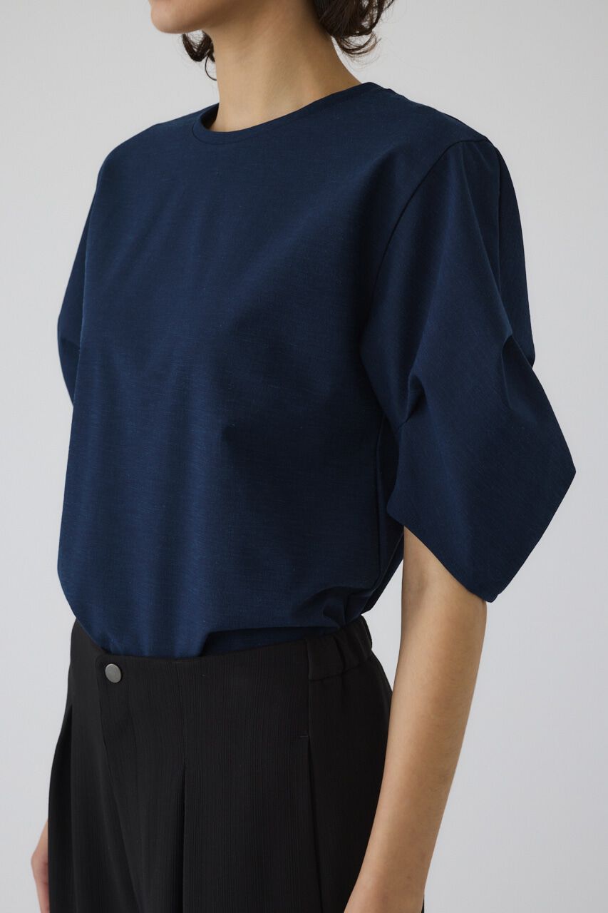 RIM.ARK 「Tuck sleeve design cut tops」|Tシャツ・カットソー|