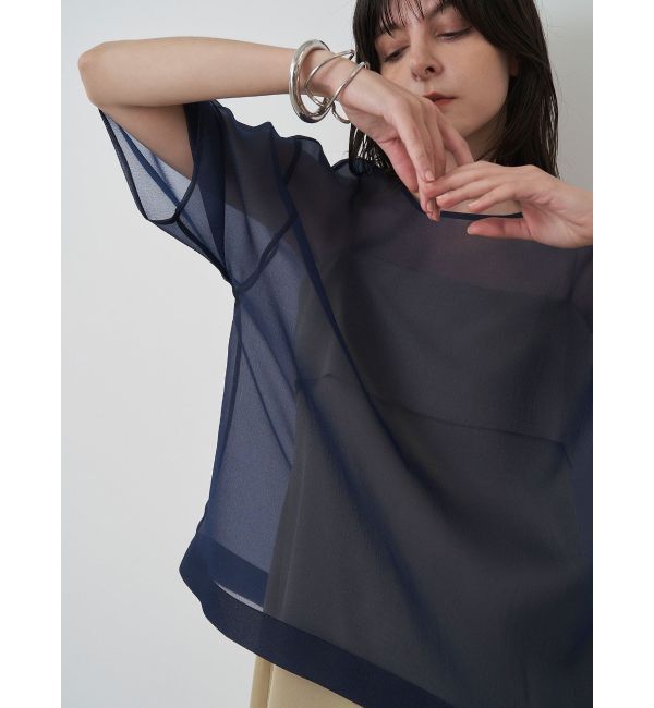 ELENDEEK「SEER T-BL」|シャツ・ブラウス|ネイビー